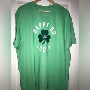 Life is Good clover shirt.